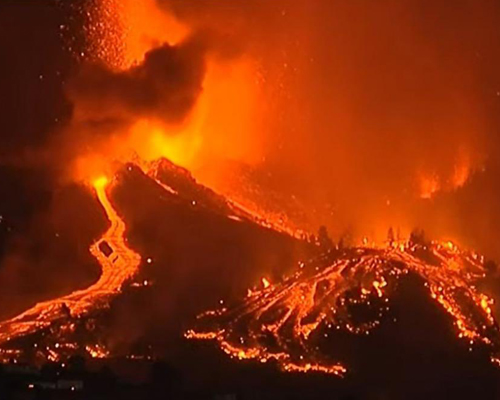 Las imágenes más sobrecogedoras de la erupción del volcán de La Palma